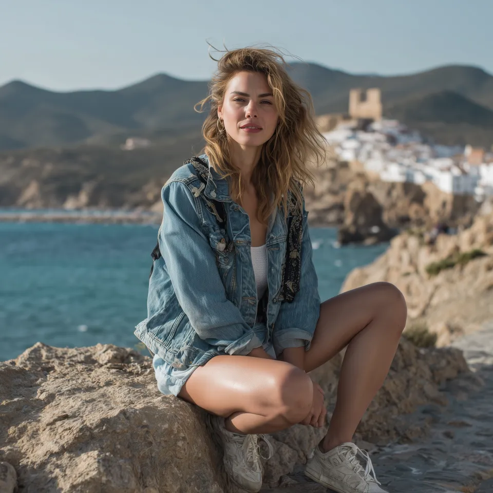 Turista apreciando refeição